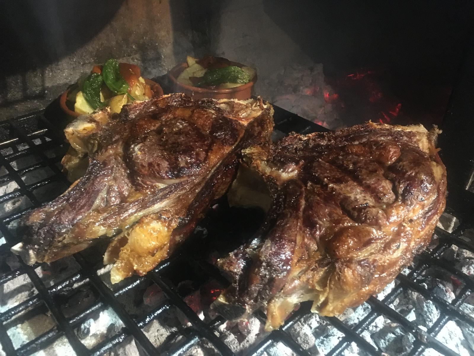 Carne a la brasa